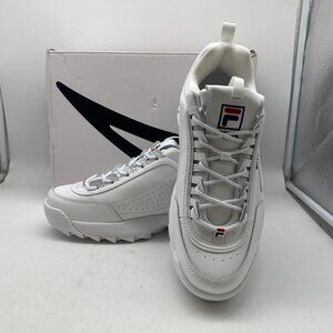 ☆New Price☆ FILA Disruptor Ⅱ Premium #07160804 White US Men's Size 10.5